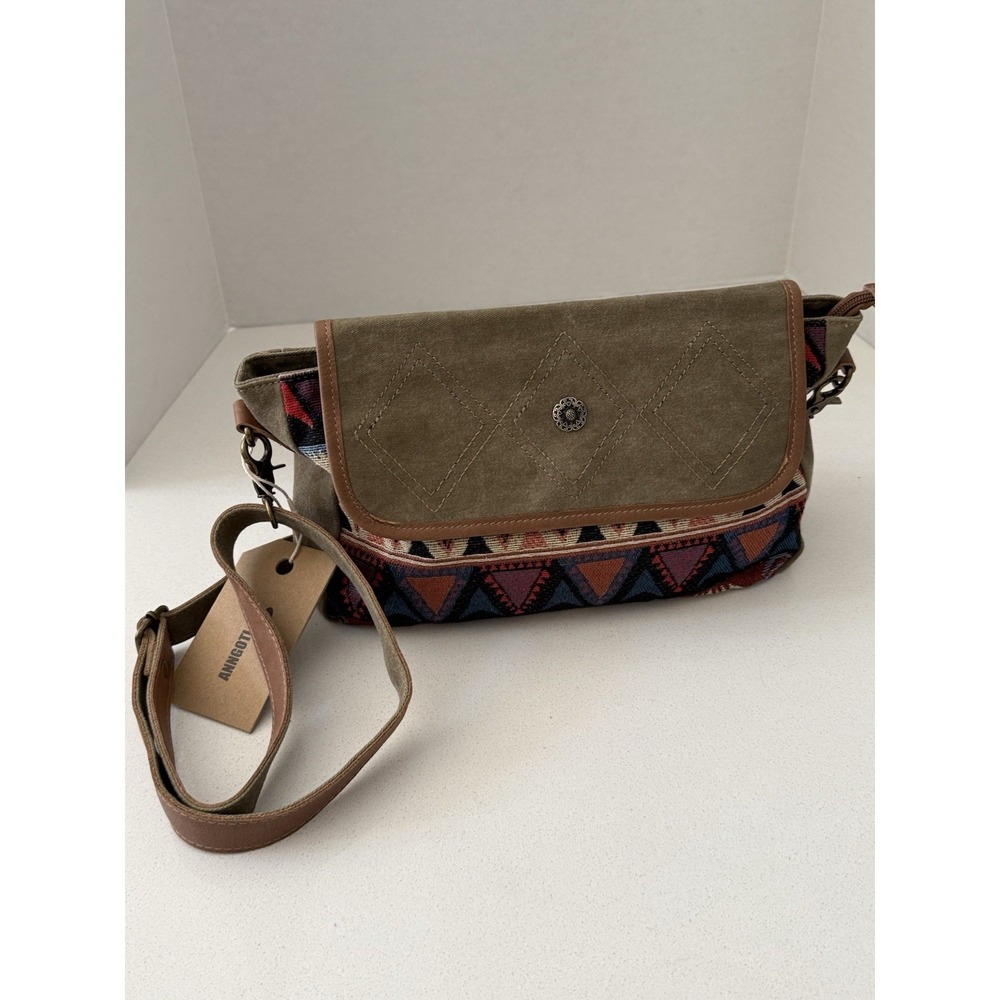 Anngoti Crossbody Shoulder Bag Purse Western Aztec Design New With‎ Tag